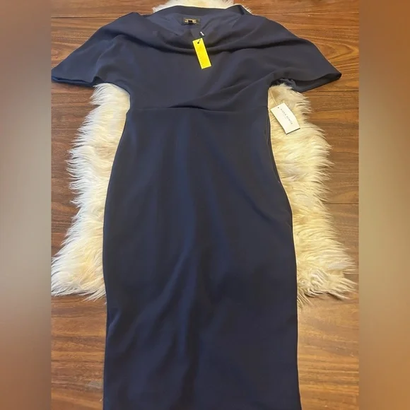 NWT ALEXIA ADMOR ‘Olivia’ Off-The-Shoulder Dress - Picture 5 of 16